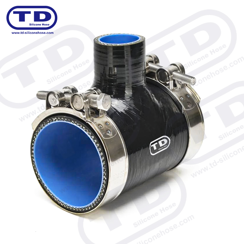 Blaster High Temp Silicone Hose Connectors With Clamps 1" ID For Yamaha ATV – Blue, VR Auto Parts
