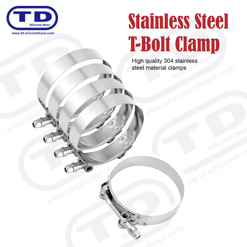 2.5" Metal T-Bolt Clamp For Turbo Intake Hose – Silicone Coupler Clamps (2/4/6 Pack)